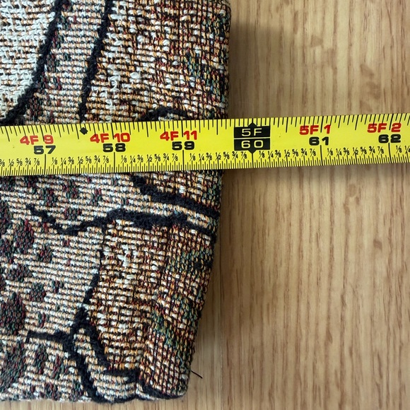 VTG Sugar Street Weavers Tapestry Jacket One Size GrannyCore CottageCore USA 90s - Picture 4 of 7